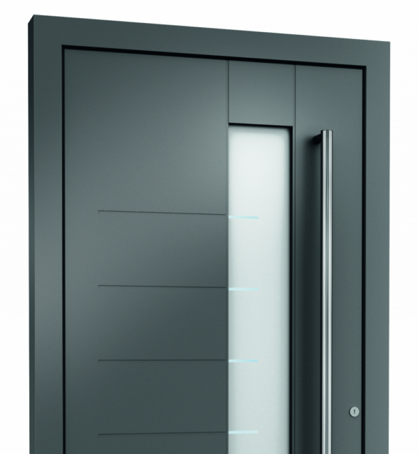 Moderne Aluminium-Haustür von WERU in Köln – hochwertiges Design, klare Linien und sichere Technik für stilvolle Hauseingänge.