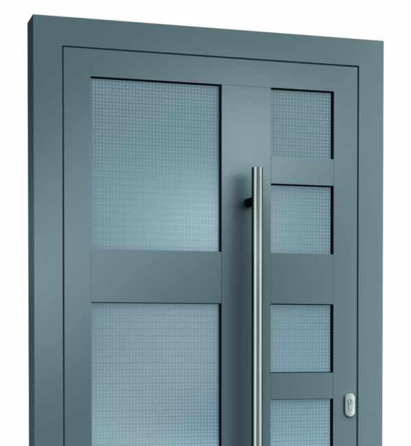 Zeitlose Aluminium-Haustür von WERU in Köln – harmonisches Türdesign, das zu jedem Haustyp passt und dauerhaft elegant wirkt.